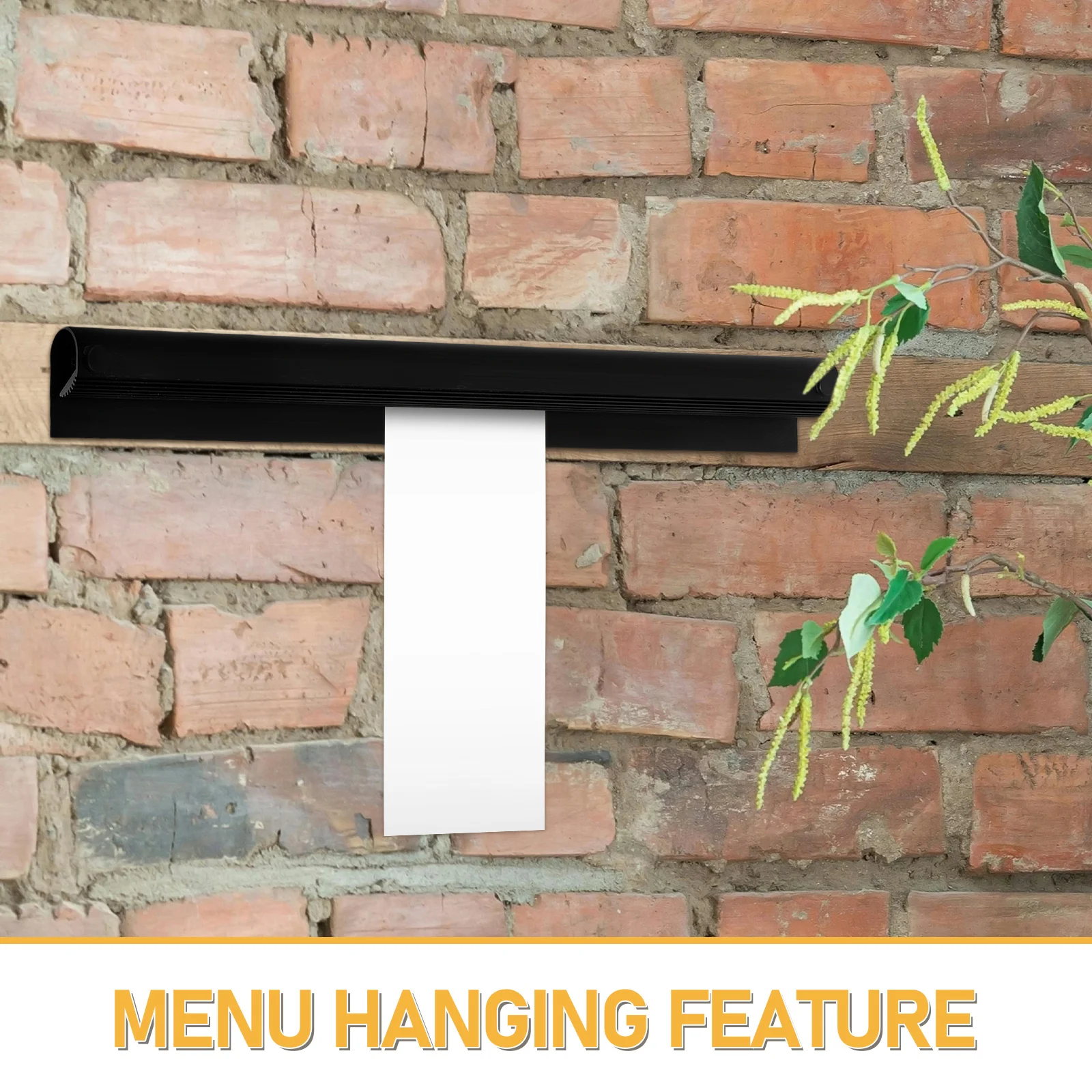 Aluminium Küche Befestigung Klemme Quittung Halter Menü Hängen Wand Ticket Rack Restaurant Ausrüstung Pfanne