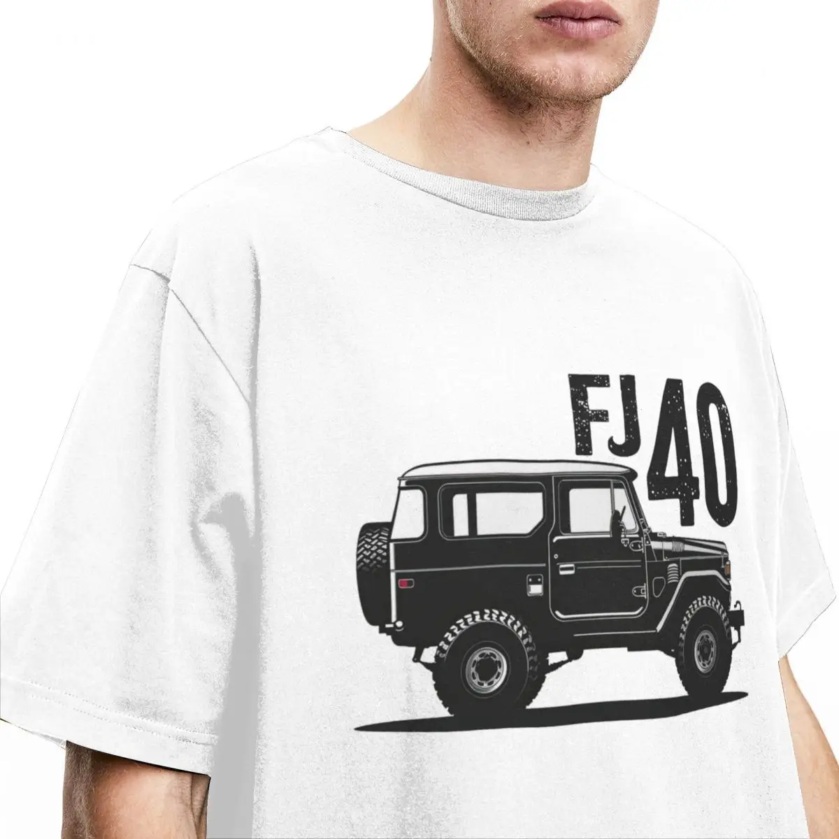 Men Land Cruiser FJ40 T Shirts Accessories Landcruiser FJ 40 Off Road Pure Cotton T-shirt Clothes Funny Tee Shirt New Arrival