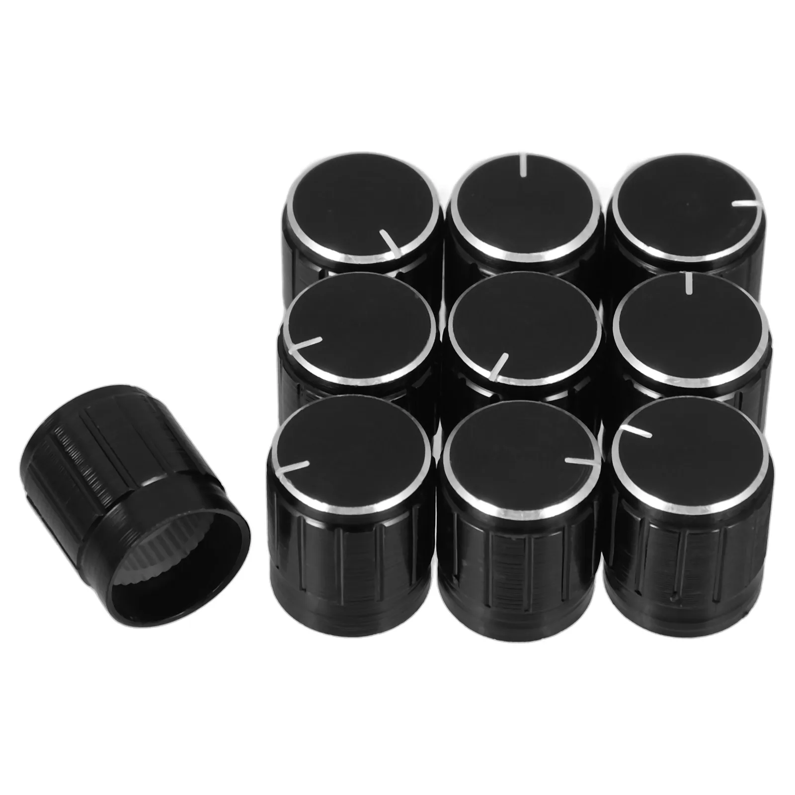 

10 Pcs Potentiometer Knob Electric Guitar Accessories for Volume Knobs Replacement Parts Bass
