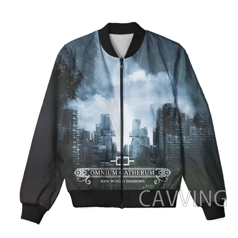 

Новые модные женские/мужские куртки-бомберы с 3D принтом Omnium Gatherum Rock на молнии, мужские пальто, мужские куртки на молнии