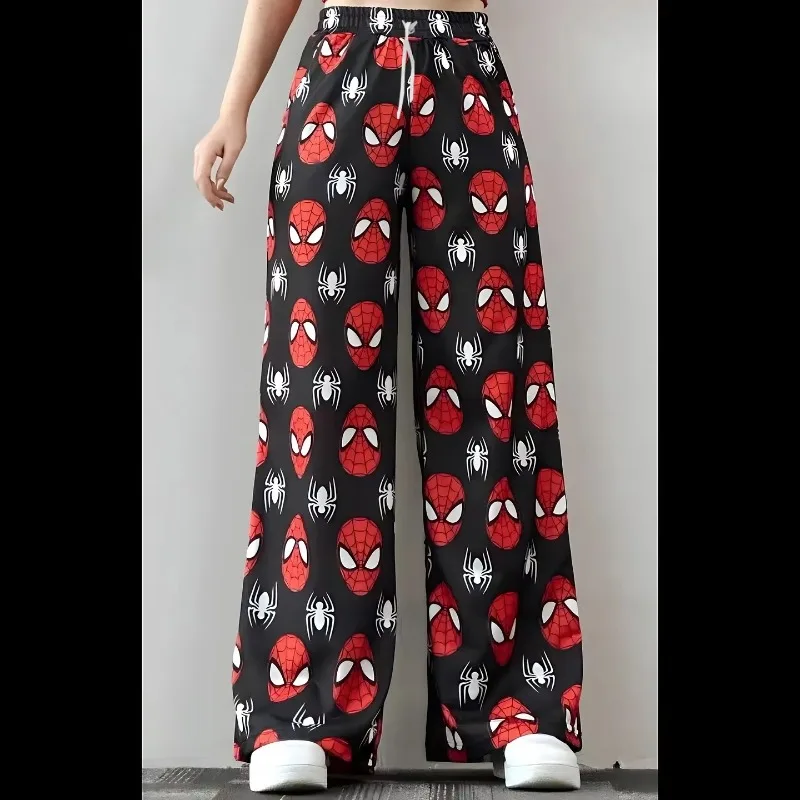 

New Marvel Superhero Spider Man Pants 3D Printed Adult/children Casual Fashionable Loose Quick Drying Pants