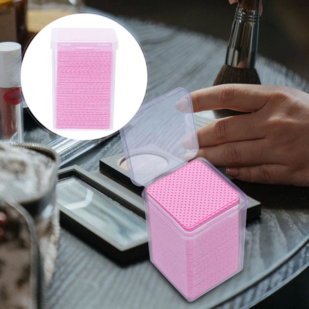 

2 Boxes Glue Bottle Cleaning Pads Professional Eyelash Extension Wipes No Shedding Cotton Sheets Beauty Nail Art Supplies