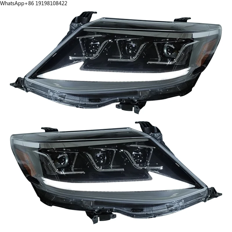 

Фары YU GUANG для Toyota Fortuner 2011-2015: Обновленные светодиодные фары, головное освещение, автомобильные системы освещения, ДХО