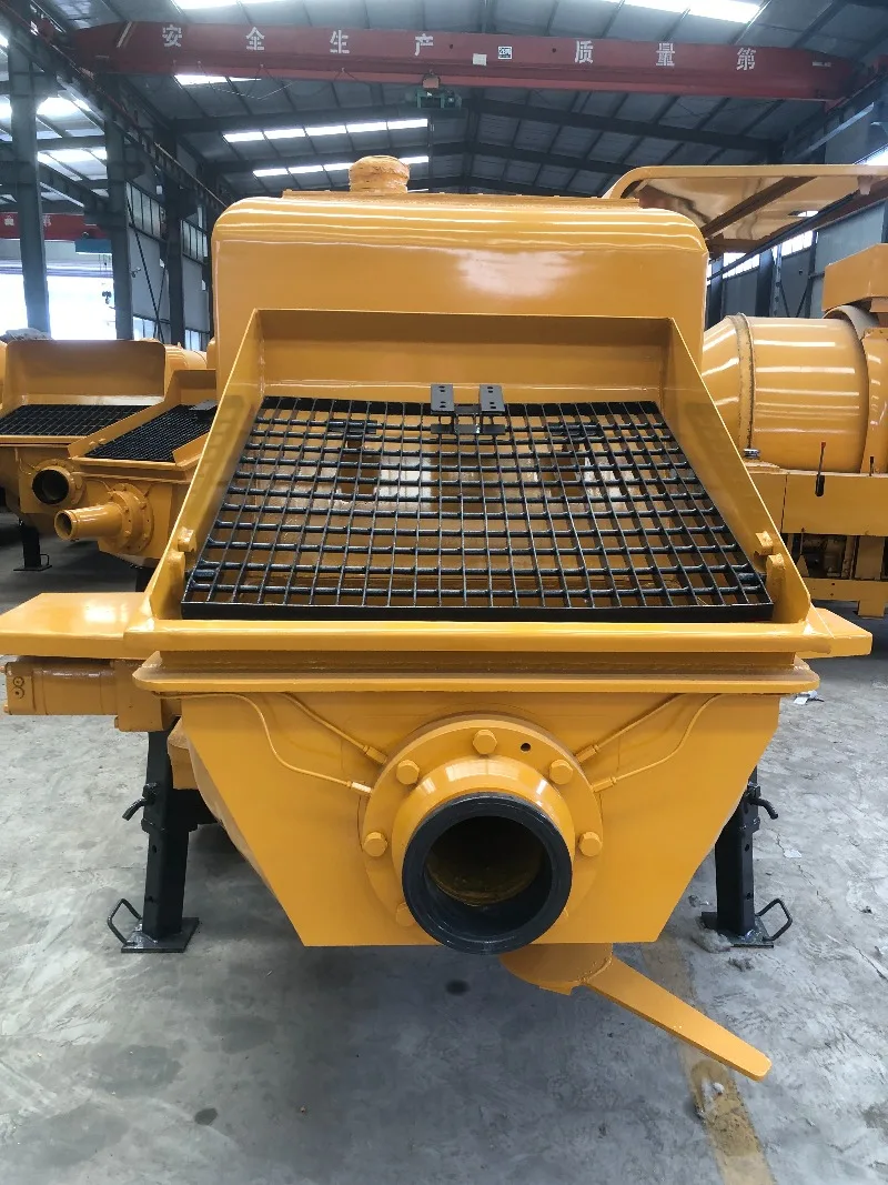 15MPa Strong Diesel Concrete Pump Secondary Structure Trailer Delivery Pumpcrete Machine for Building Column Casting