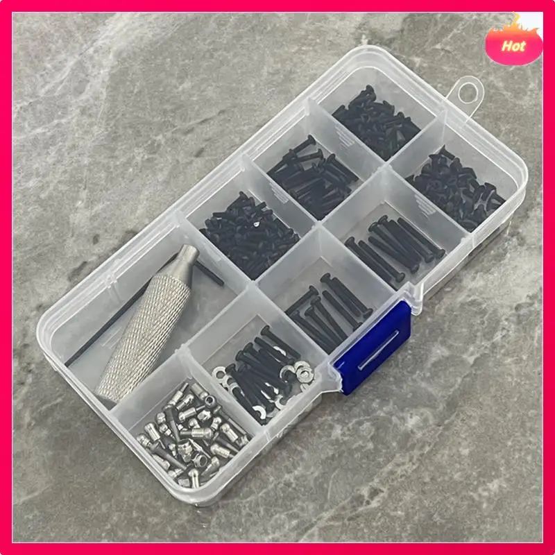 

Комплект винтовых гаек радиоуправляемого автомобиля с коробкой для Wltoys 284131 K969 K979 K989 K999 P929 1/28 Запасные части для радиоуправляемых автомобилей