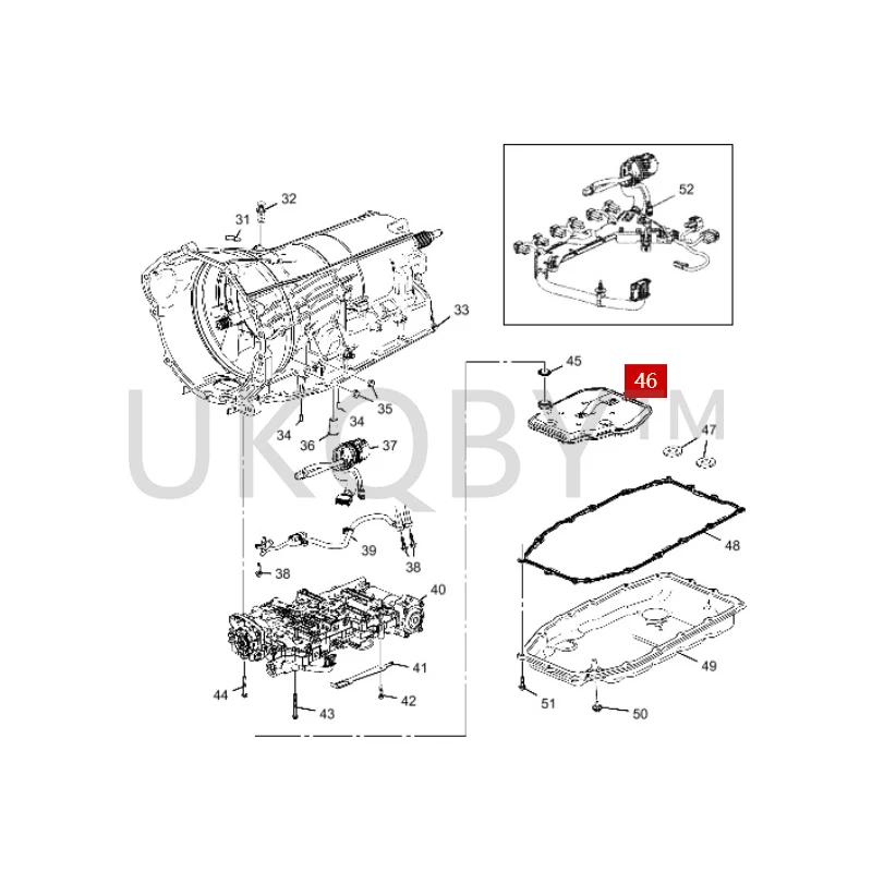 24274402 Suitable for Ca ma ro ATSL CT6 CT4/8 Speed transmission filter and gearbox filter