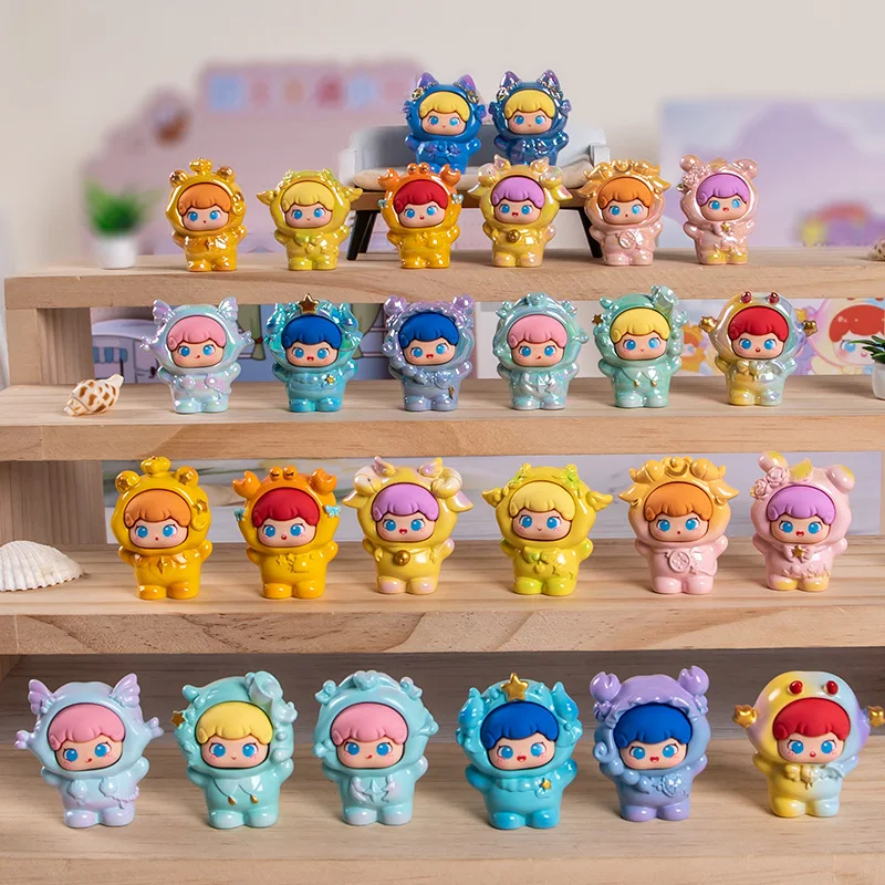 

Xiwa Xiaofulu Cute Grain Q Bao слепая коробка ручной работы милая милая зернистая слепая сумка кукла модная игра настольное украшение милый костюмированная вечеринка