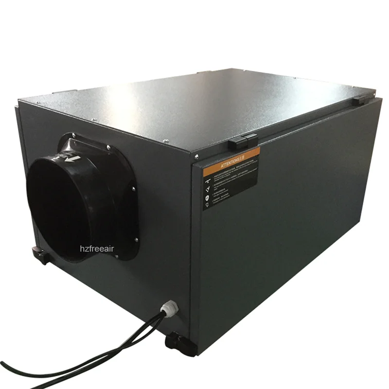 Condicionador canalizado 60L/D desumidificador de teto multiuso para desumidificador escolar adaptador de mangueira ar de teto