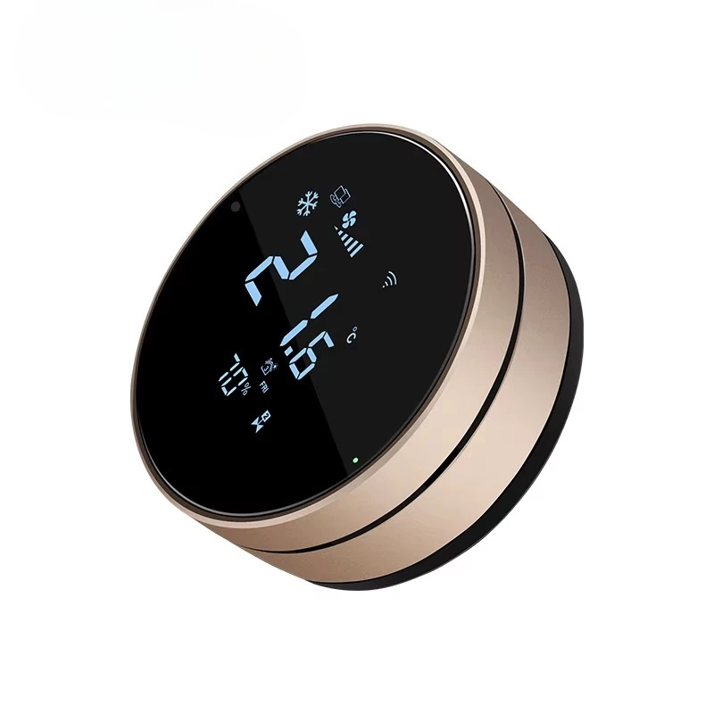 2/4pipe 24VAC DC HVAC Fan Coil Thermostat Smart FCU Thermostat Modulating Valve EC Fan Thermostat Temperature Controller