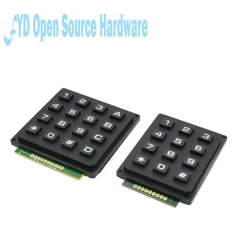 3*4 4*4 Matrix Switch Keyboard Keypad Array Module ABS Plastic Keys 4x4 3x4 12 16 Key Button Membrane Switch DIY Kit for