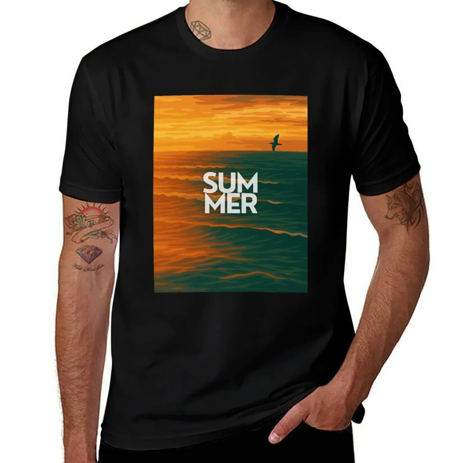 

SUM.MER T-Shirt cheap stuff anime plus size tops mens graphic t-shirts hip hop