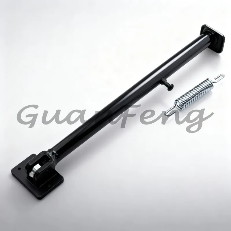 36cm /40cm Extended Black Motocross Side Kickstand, Side Support Bracket with Spring & Screw for Electric Bike