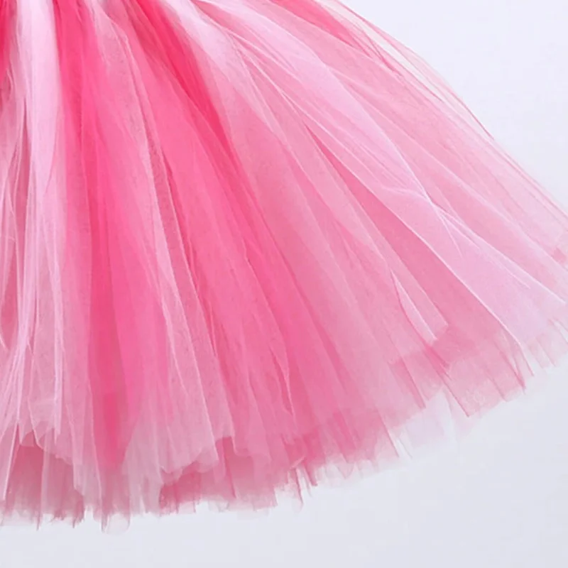 Vestido tutú de cerdo rosa para niñas, vestidos de fiesta de cumpleaños, disfraces de Halloween para niños, conjunto de ropa de Año Nuevo para niños pequeños