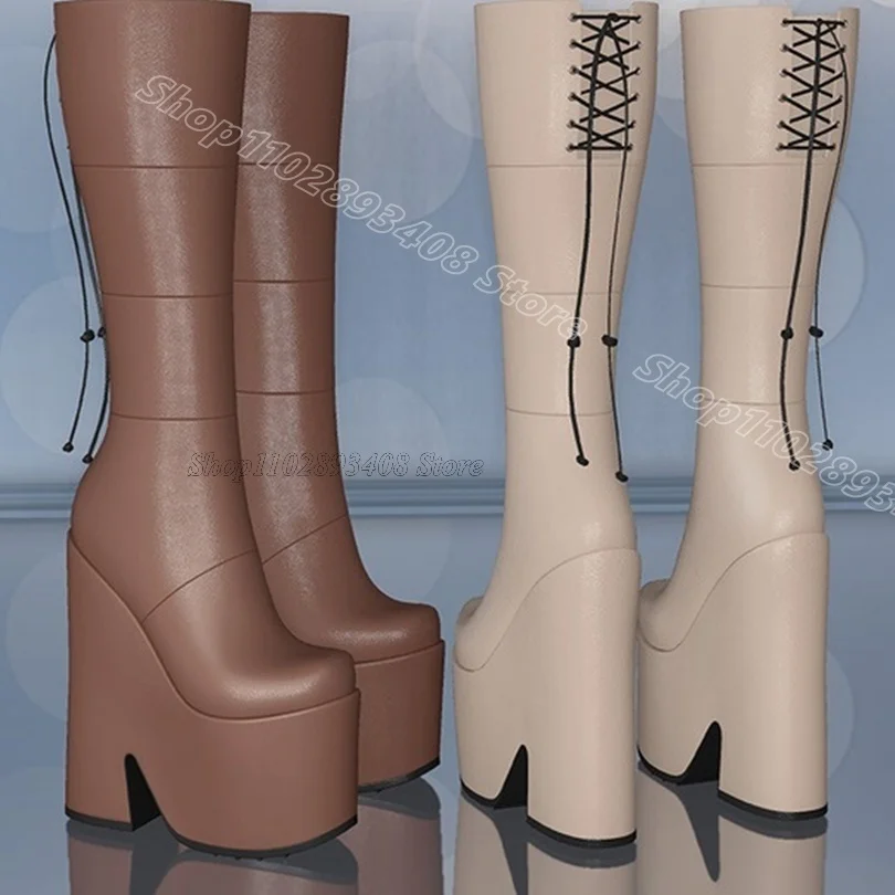 

Brown Stiletto Personality Short Boots Chunky Heels Pointed Toe Punk Style for Women Dress Sexy Boots 2026 Zapatos Para Mujere
