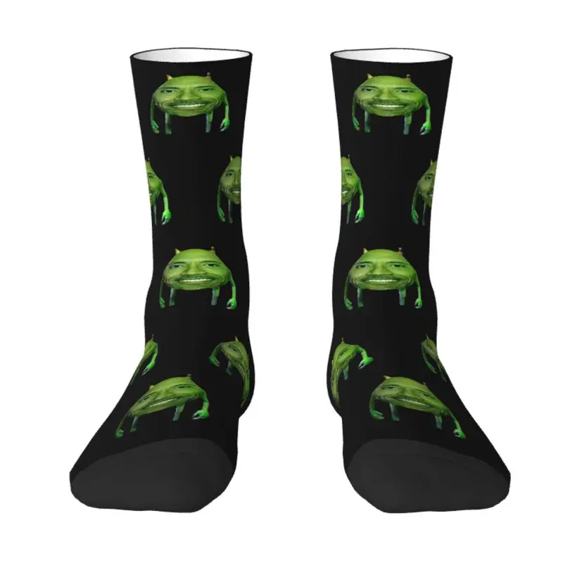 Cute Printing Dwayne The Rock Johnson Meme Socks for Men Women Stretch Summer Autumn Winter Crew Socks