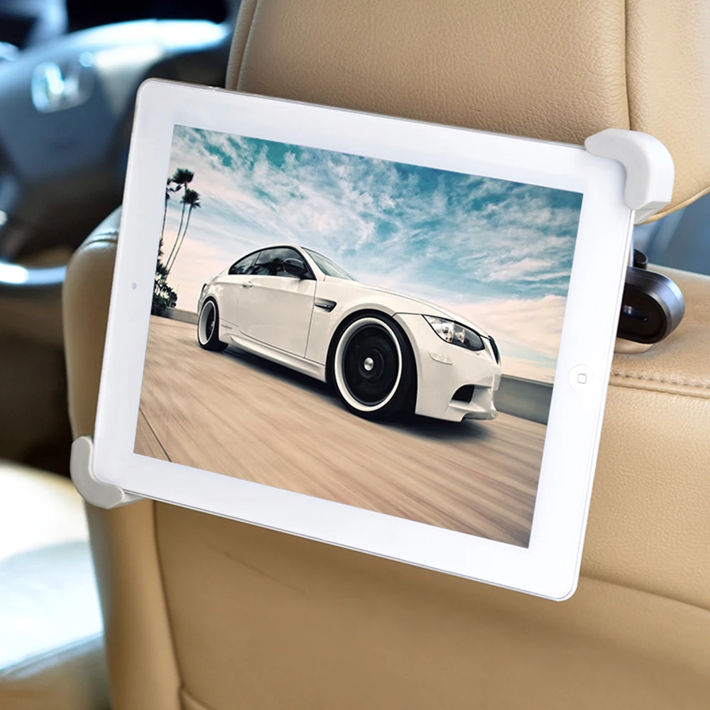 Car Headrest Mount Tablet PC Holder Windshleld and Backrest Mount 360 Degree Rotation Adjustment for 7-10 Inch Tablet PC 3