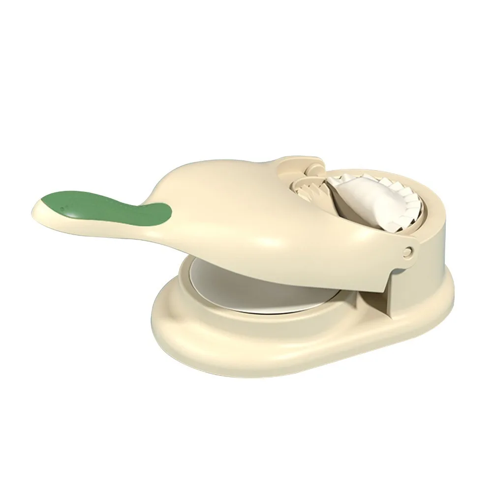 Time-saving Plastic Dumpling Maker One-piece Portable Dumpling Mold Smooth Dumpling Making Tool Kitchen Use