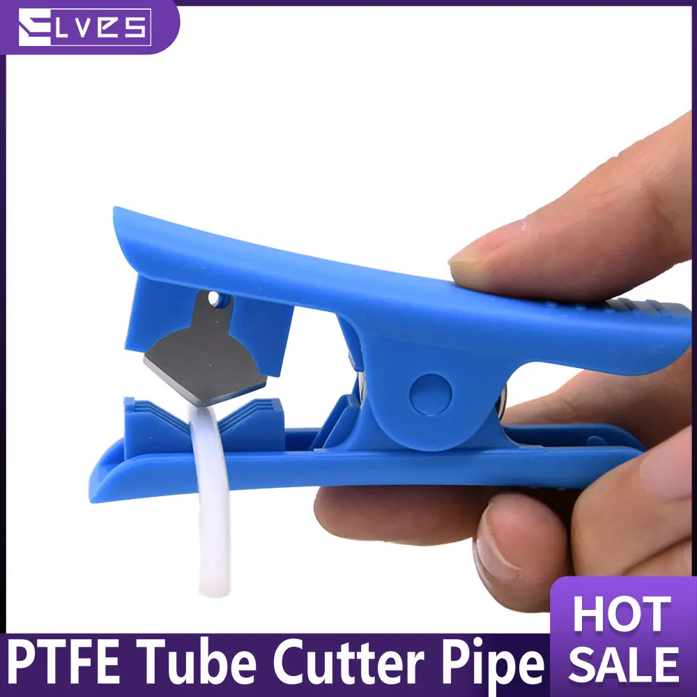 ELVES PTFE Tube Cutter Mini Portable Pipe Cutter blade For 3D Printer Parts Tube Nylon PVC PU Cutting Tools