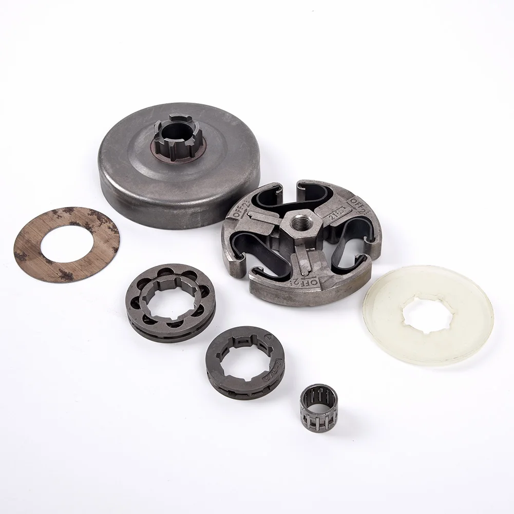 Chainsaw Clutch Drum Kit 38 Rim Sprockets 7 Tooth 8 Tooth Compatible with For 268 272 61 66 266 Models OEM Replacement Parts