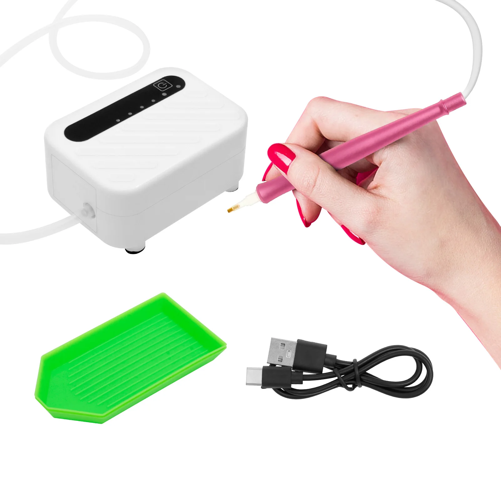 

Diamond Art Pen DIY Electric Diamond Art Painting Pen Set Portable Vacuum Diamond Painting Pen Kit USB Powered Diamond Art Tool