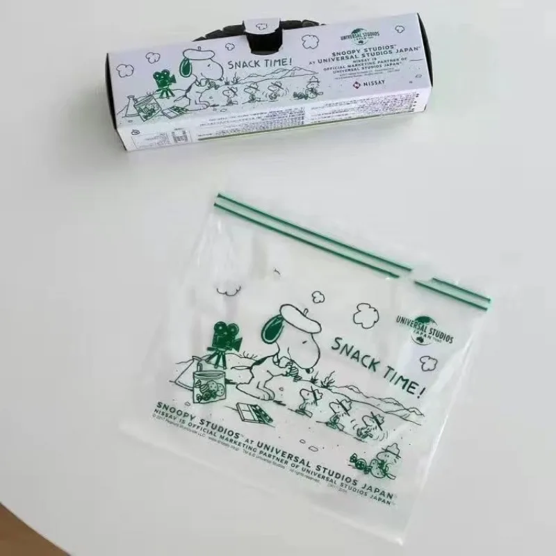 Snoopy New Cartoon Printed Sealed Moisture-proof Fresh-keeping Bag for Refrigerator and Freezer Special Food-grade Sealed Bag