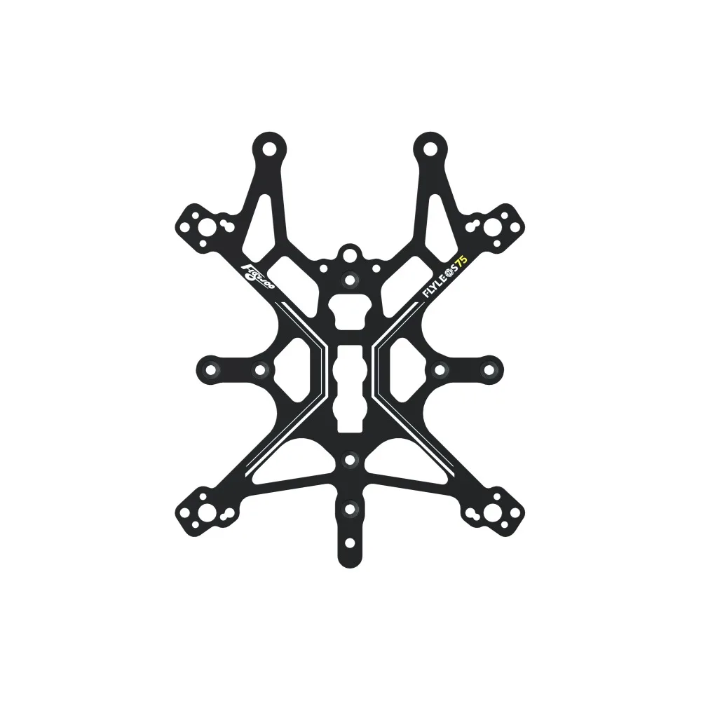 FLYWOO FlyLens 75/85 O4/O3 Kit de accesorios de marco VTX soporte inferior placa de fibra de carbono para piezas de drones FPV Freestyle