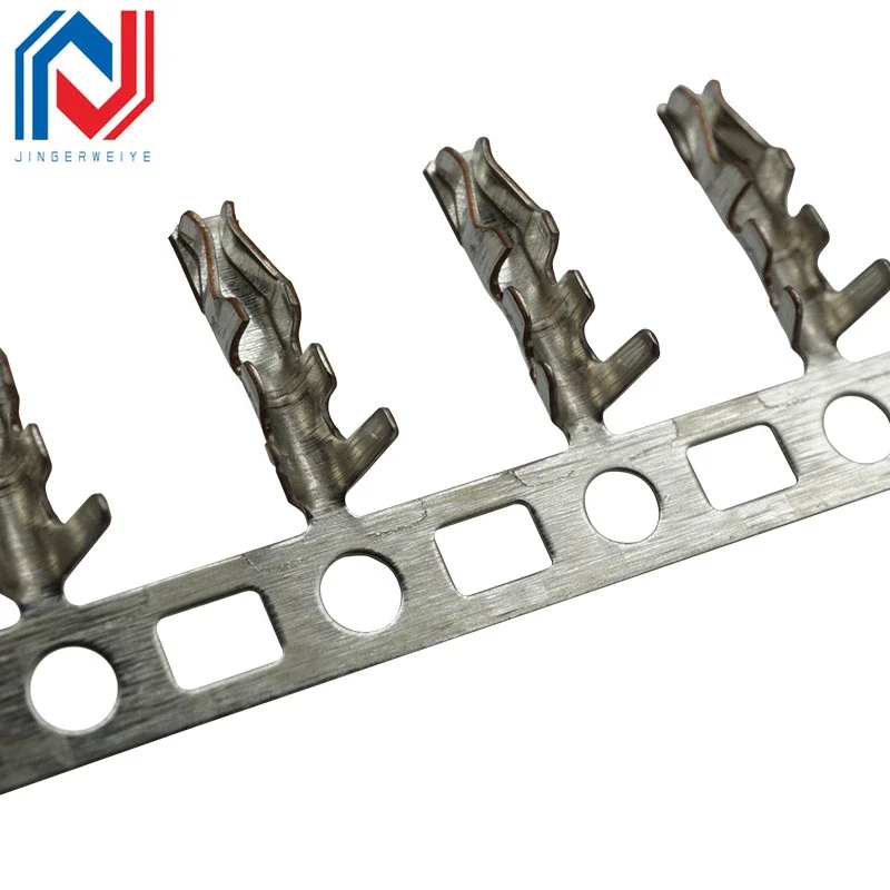 100pcs Hy2.0mm Terminal Phosphor Copper Languette Pin Pitch 2.0mm with Buckle Pin Terminal Connector Plug