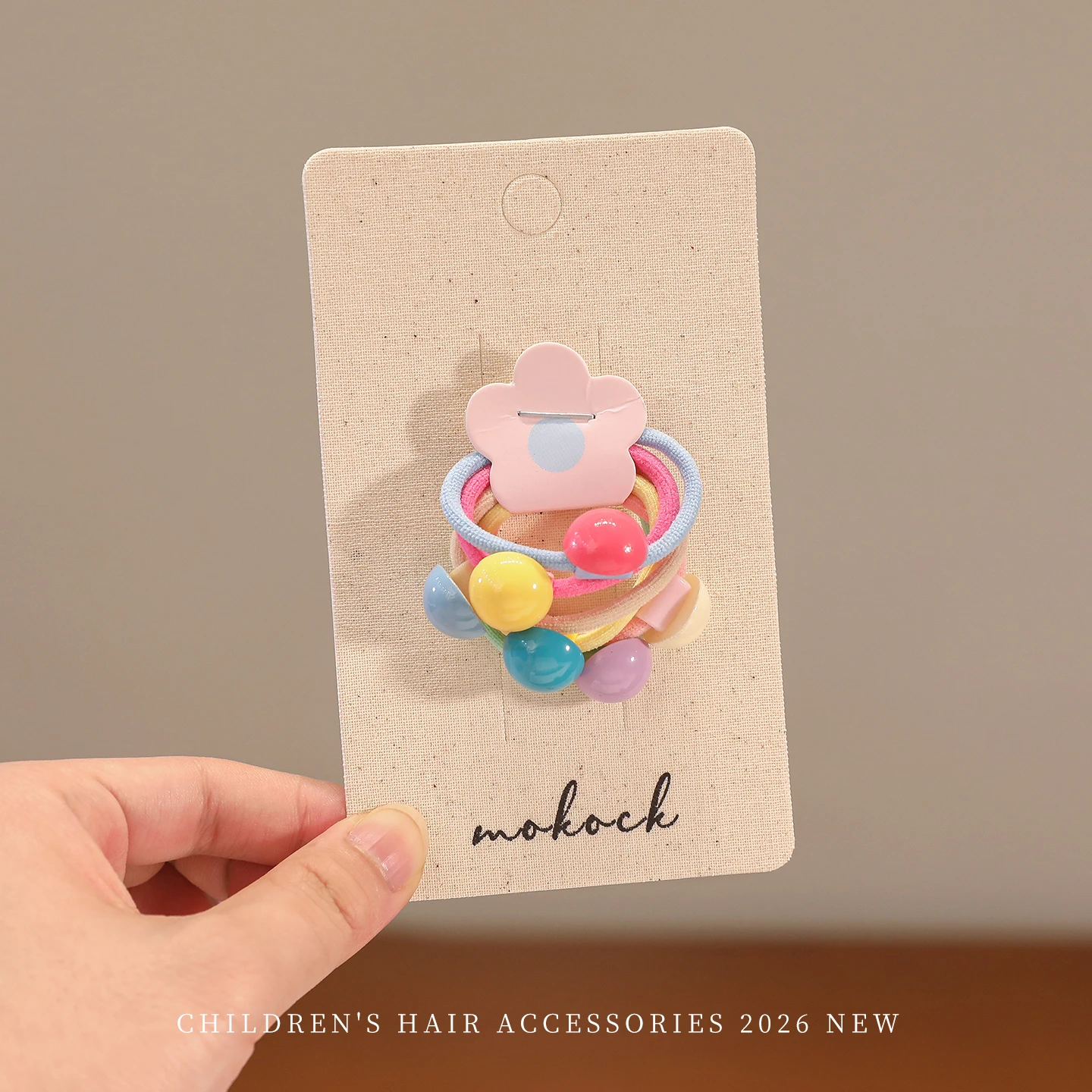 Cute Cartoon Baby Hair Ties High Elasticity No Hurt Hair Toddler Hair Elastics Colorful Flower Candy Infant Girls Hair Accessor view 5
