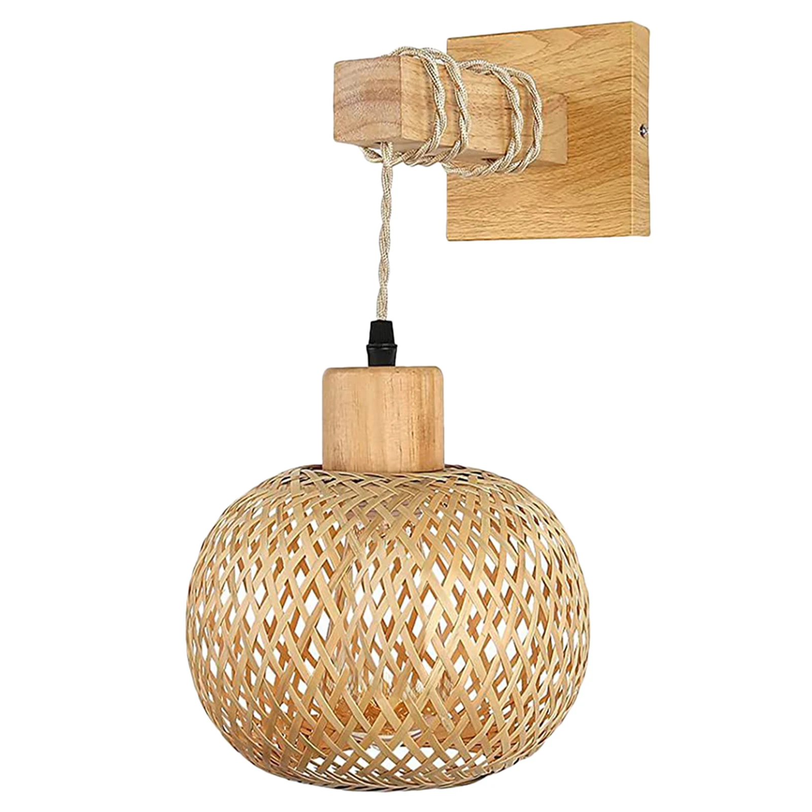

Vine Wall Lamps Retro Wood Sconce for Bedroom Bathroom Living Room Restaurant Durable Long Use Christmas Gift Birthday Parties