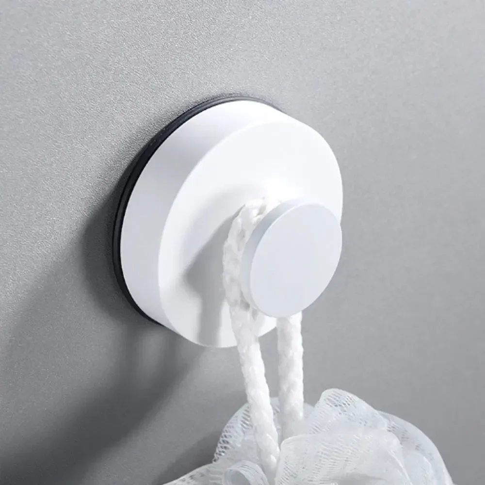 Vacuum Suction Cup Hooks Punch Free Bath Sucker Hook Wall Hook Hanger Glass Kitchen Bathroom Hooks for Towel Handbag