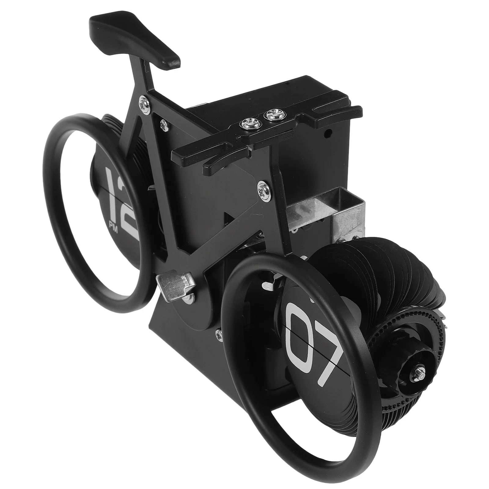 

1pc Retro Bicycle Shaped Flip Desktop Vintage Table Ingenious Design Style Reliable Durability Romantic Touch Home Decor