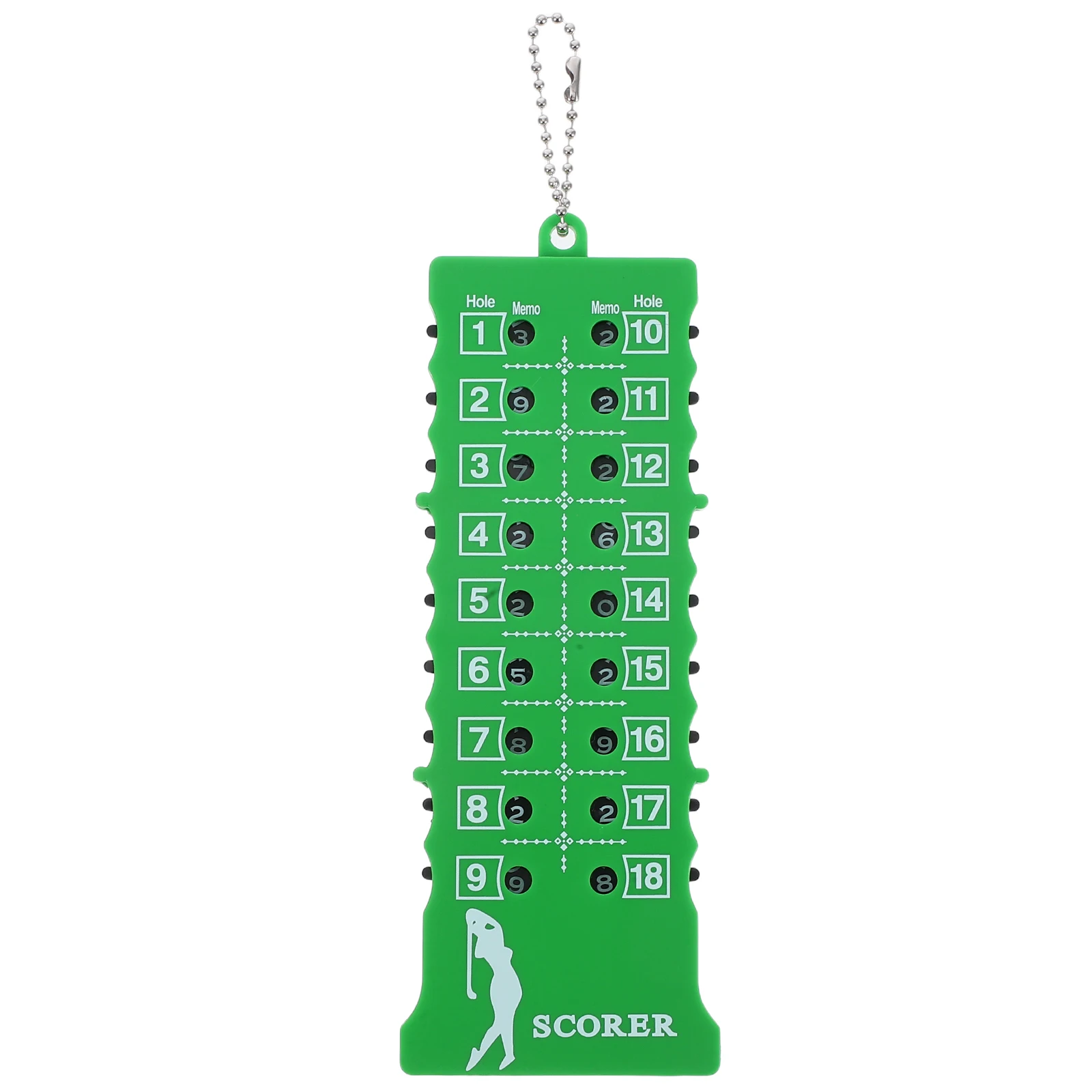 

Golf Scorer Counter Type Golfs Convenient Scoreboard Abs Compact Scorekeeper for