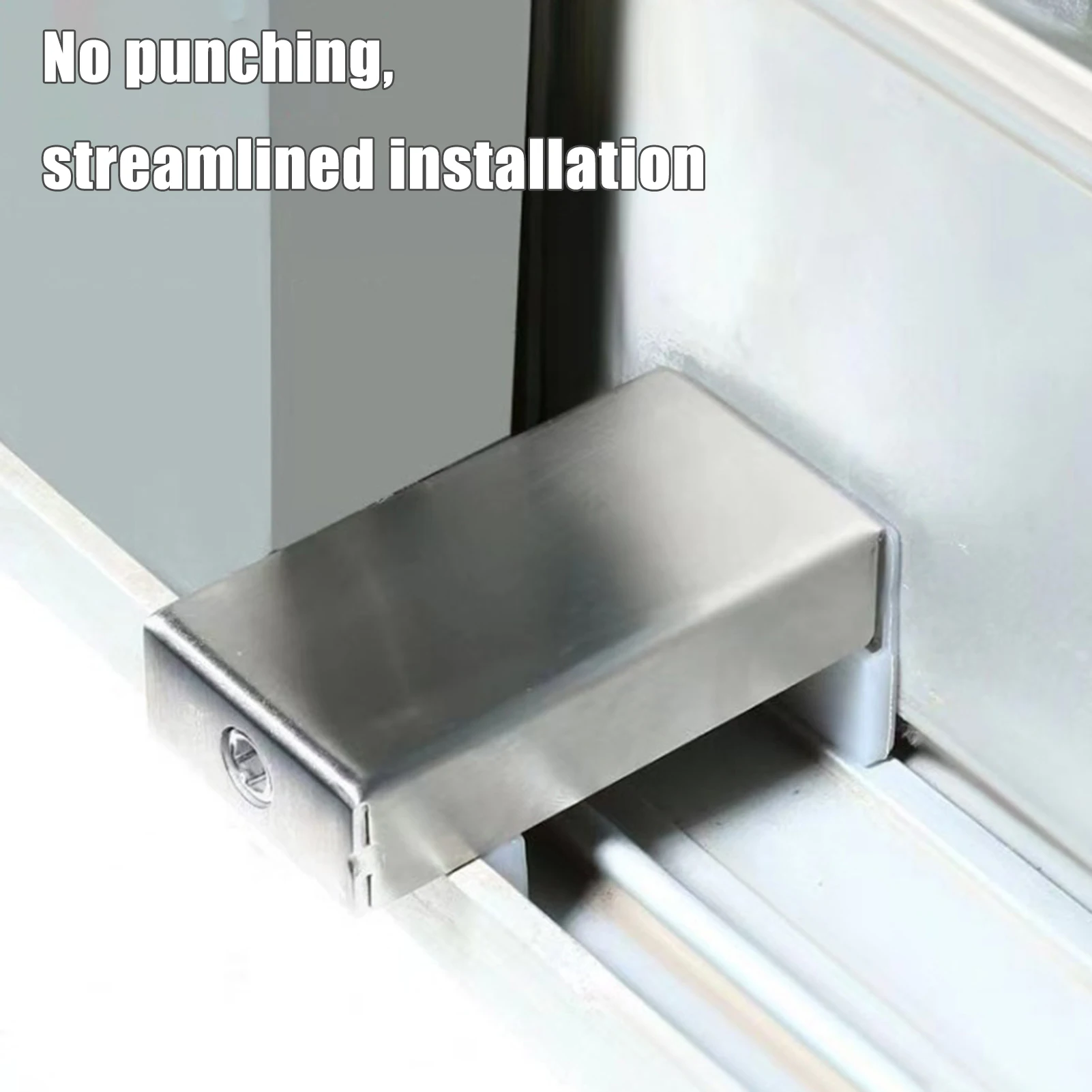 Safety Sliding Window Door Lock Anti-theft Latch No-punch Sliding Door Locks for Home Public Applications Safety