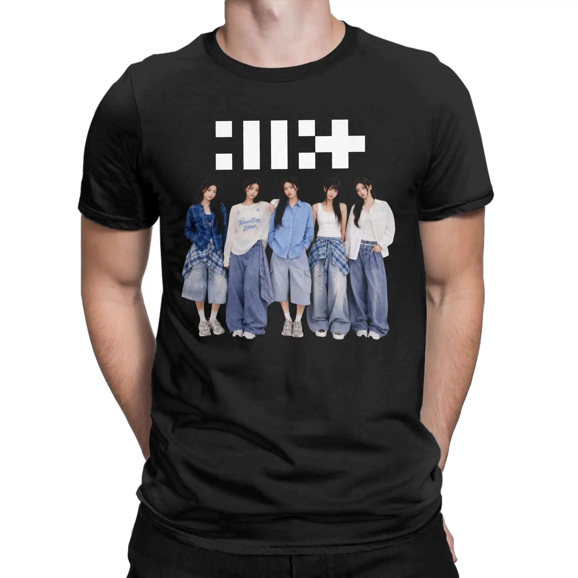 ILLIT South Korea Girls' Group T-Shirt Summer  Cotton T Shirts For Man Trendy Cool Casual Tshirt Short Sleeve Y2K Funny Tees