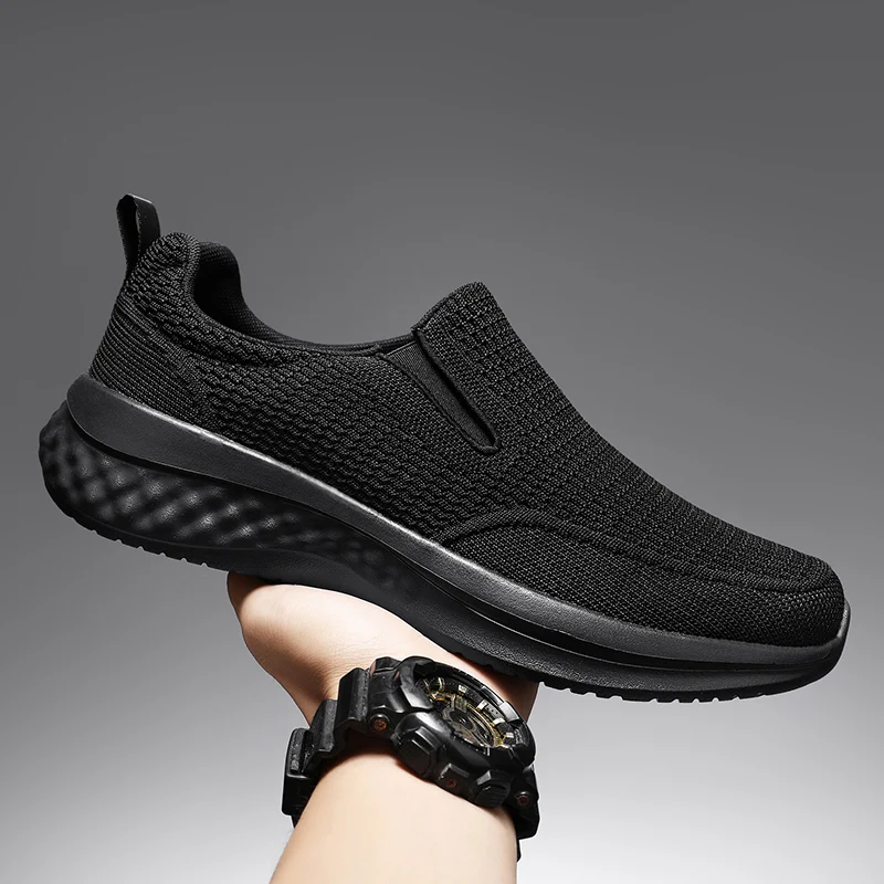 

Брендовая мужская повседневная обувь, модные мужские кроссовки, дышащая мужская прогулочная обувь на плоской подошве, уличная легкая мужская обувь большого размера, лоферы