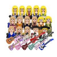 New Toys Alison Swift  star Singer Punk Band Building Blocks Cartoon Mini Action Figures Toys For Kids Gifts