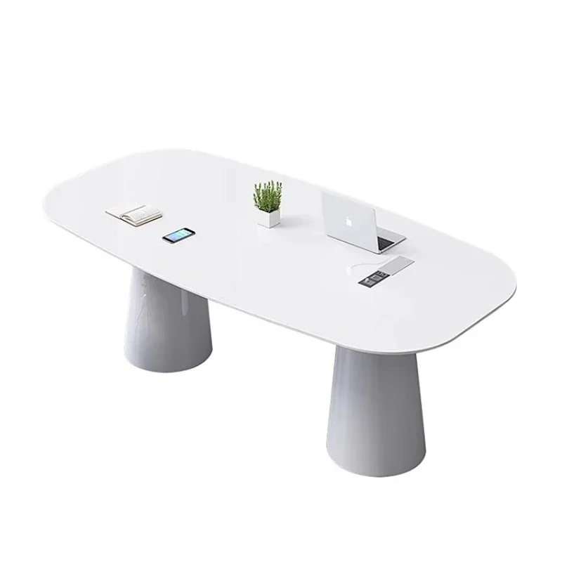 

#for140 To 300 Cm Modern White Negotiation Training Conference Table Desk Luxury Meeting Tables Conference Room Office Furniture