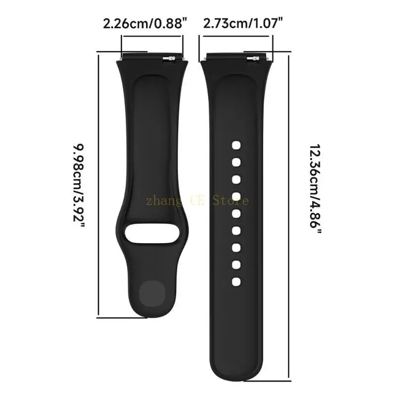 M5td Soft Silicon Watch Bands für Redmi Watch3 Lite Active Women and Men Sport Watch Bands Ersatz