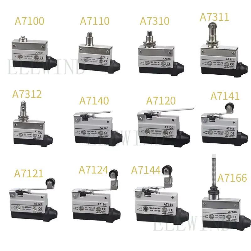 High quality economical travel limit switch 10A 125V 250VAC suitable for large and small industrial equipment interior