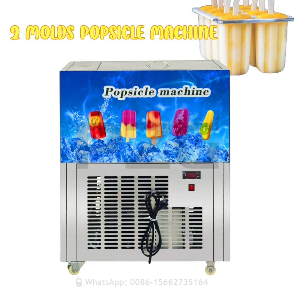 

Popsicle Batch Commercial Popsicle Stick Ice Cream Making Machine Ice Lolly Machine Ice Lollipop Machine With 2 Mold Set