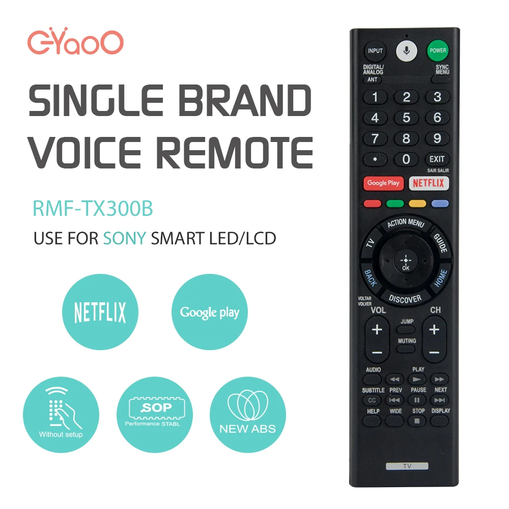 substituicao-de-controle-remoto-de-voz-rmf-tx300b-para-sony-4k-ultra-hd-smart-led-tv-xbr-43x800e-kdl-50w850c-rmf-tx200p-rmf-tx310u