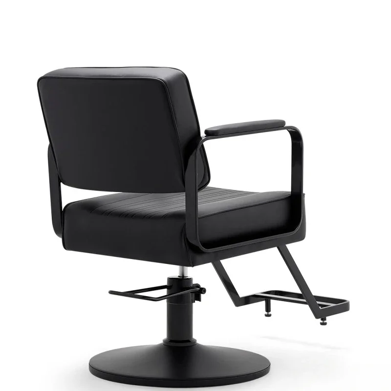 

Simple Barber Chair Free Shipping Reclining Salon Black Gold Shampoo Purpose Spa Chairs Hairdressing Professional Manicure Wheel