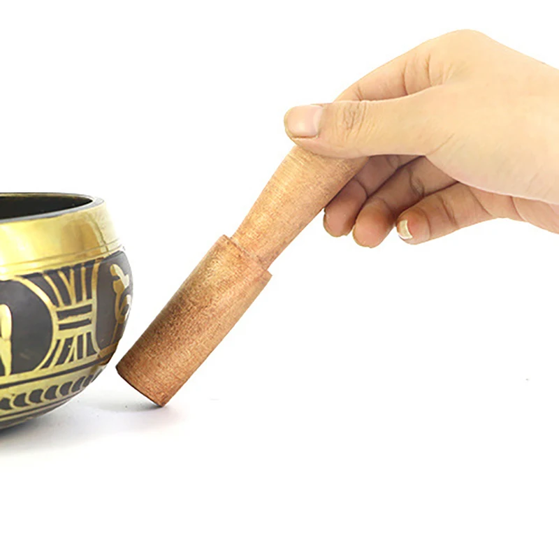 1PC 12/12.5/13cm Tibetan Singing Bowl Leather Stick Handmade Tibetan Buddhist Meditation Singing Bowl Leather MalletA