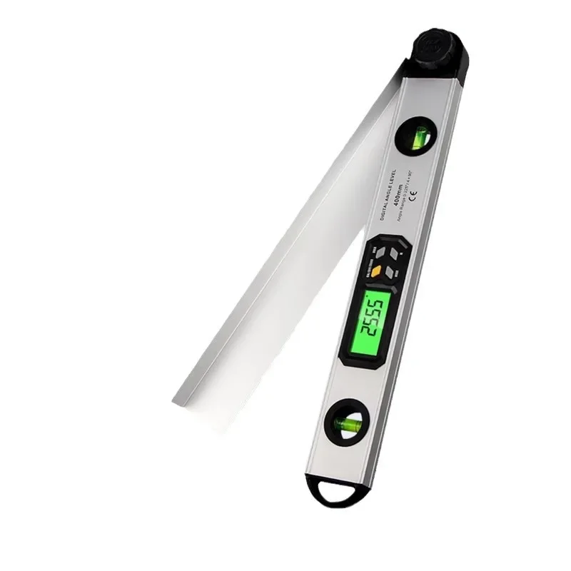 

Aluminum alloy digital angle ruler horizontal ruler two-in-one high-precision angle meter horizontal bubble protractor