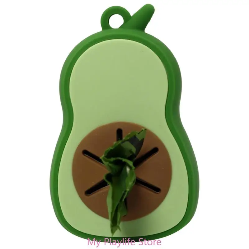 Silicone Avocado Shape Dog Poop Bag Dispenser Waste Bags Holder Dispensers Poop Bags Dogs Trash Pet Clean Outdoor Accessories