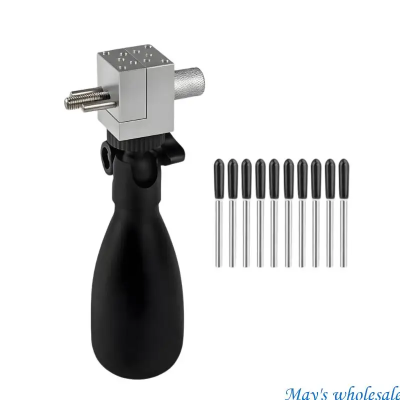 

360 Degree Adjustable Aluminum Model Clamp Handheld Vise For Model Painting And Assembly With Precise Grip 448A