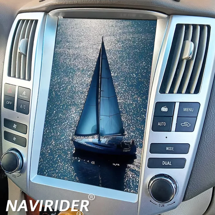 For Lexus RX RX300 RX330 RX350 RX400 Toyota Harrier Car Radio Multimedia Video Player Android 15 GPS Navigation Tape Recorder S