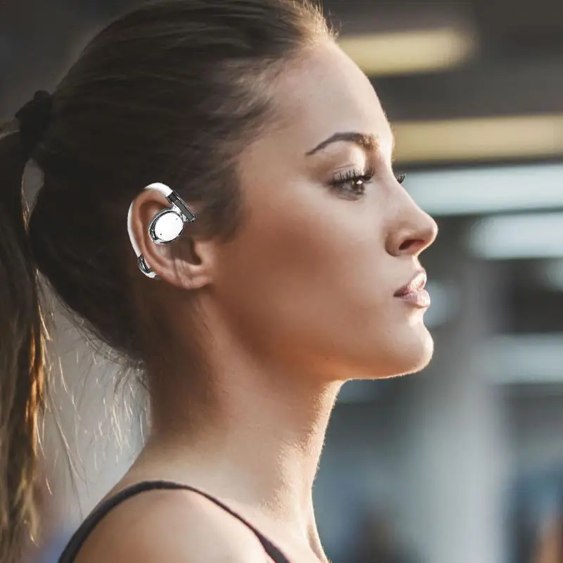 Headset sem fio Earbuds, Carregamento Fones De Ouvido, Bone Conduction Headphones, Sport for Running