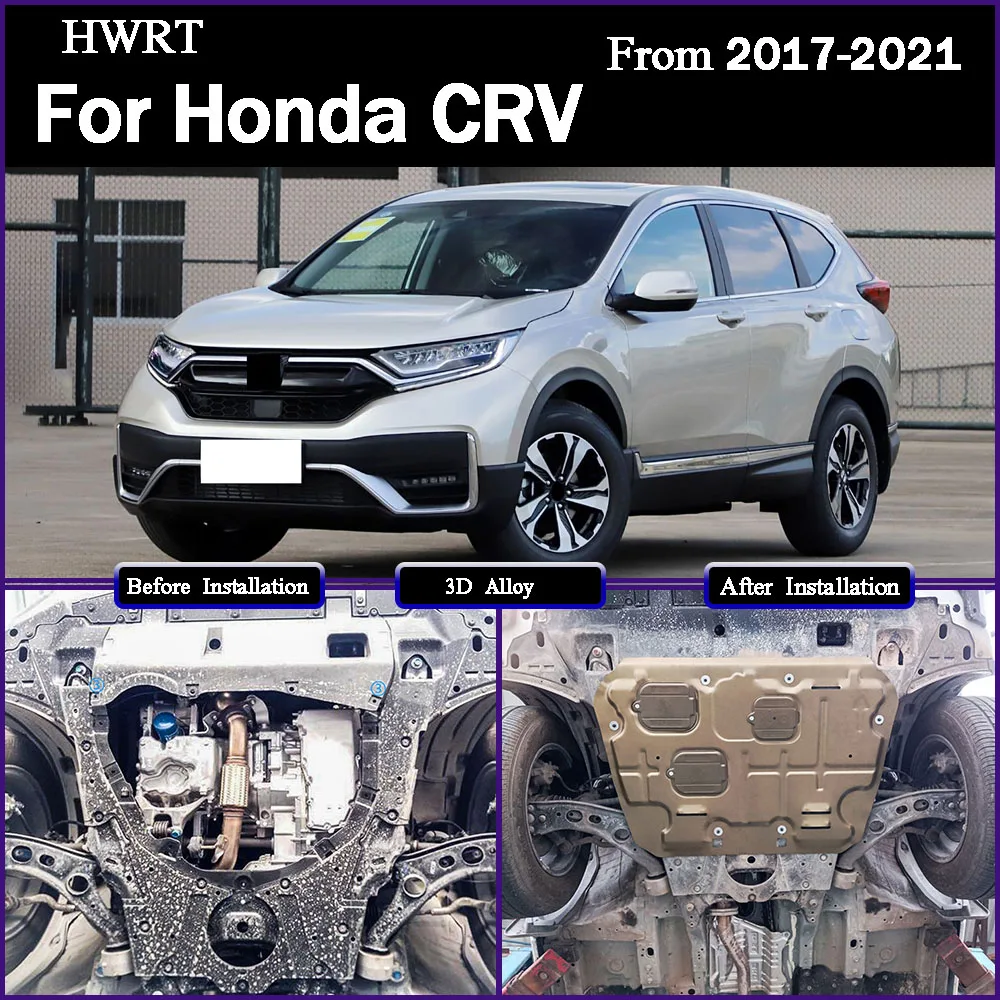 

Higher Quality Black Under Engine Guard Mudguard Board Splash Shield Mud Fender Plate Panel For Honda CRV 2017-2021 2.0L 1.5T