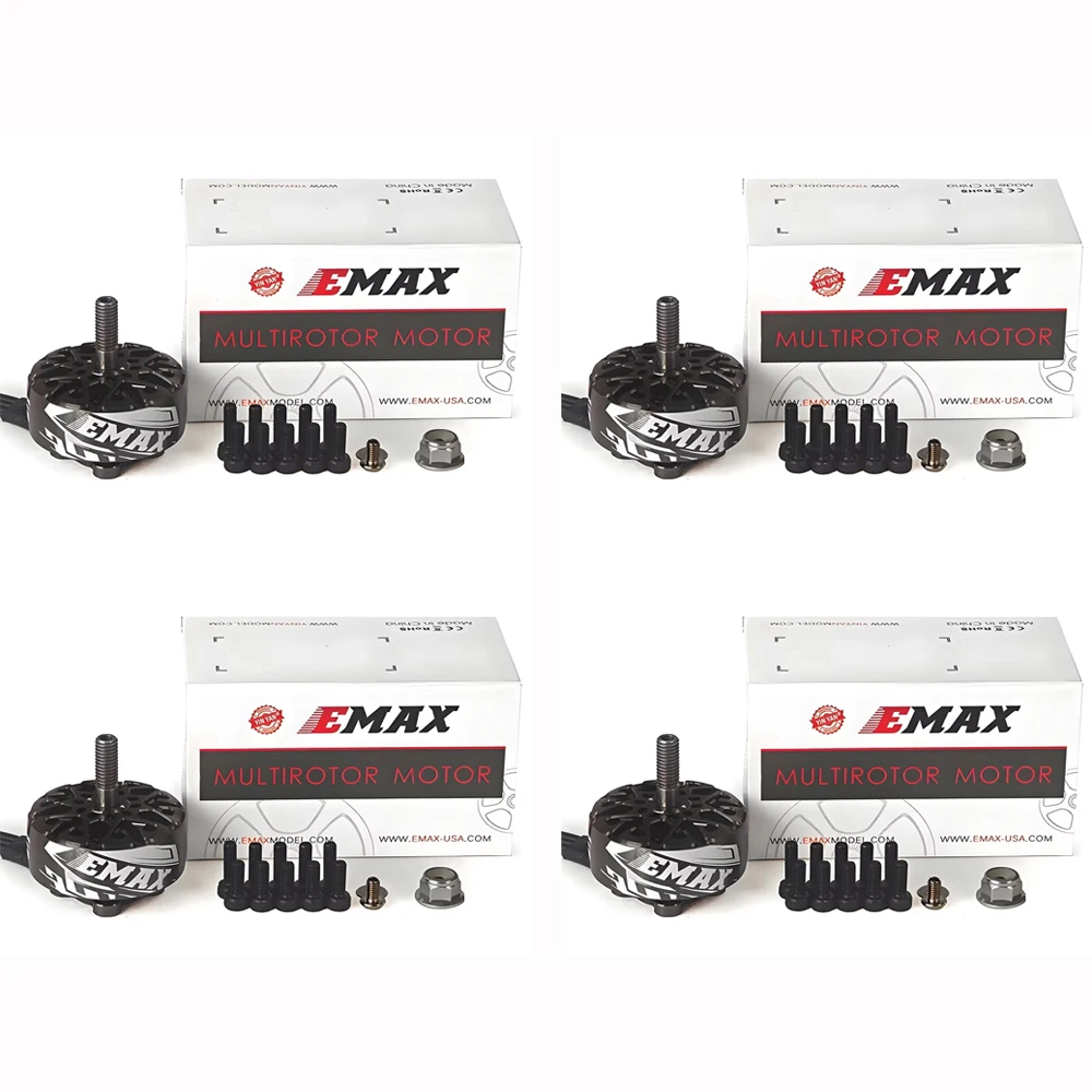 4 قطعة/الوحدة Emax ECOIII E3 2207 2306 2807 2808 فرش السيارات متوافق مع 5 بوصة 7 بوصة حرة طائرة بدون طيار FPV #6